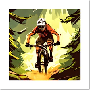 Mountain Bike Trailblazer, Sports Cycling Posters and Art